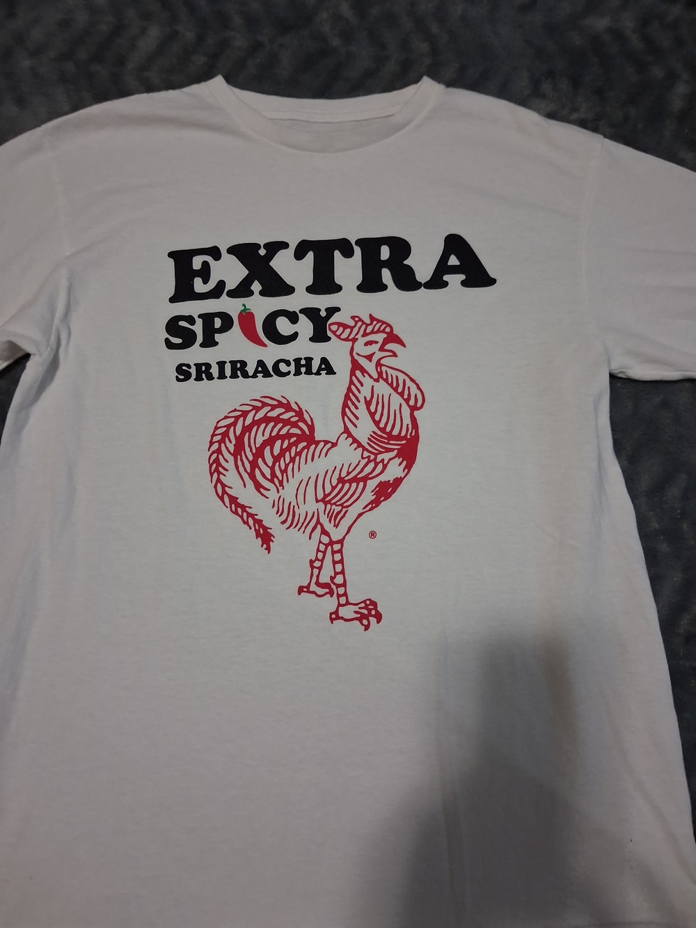 Extra Spicy Sriracha Graphic Tee - White - Picture 2 of 5